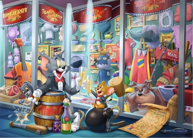 Tom és Jerry Ravensburger 1000 darabos puzzle