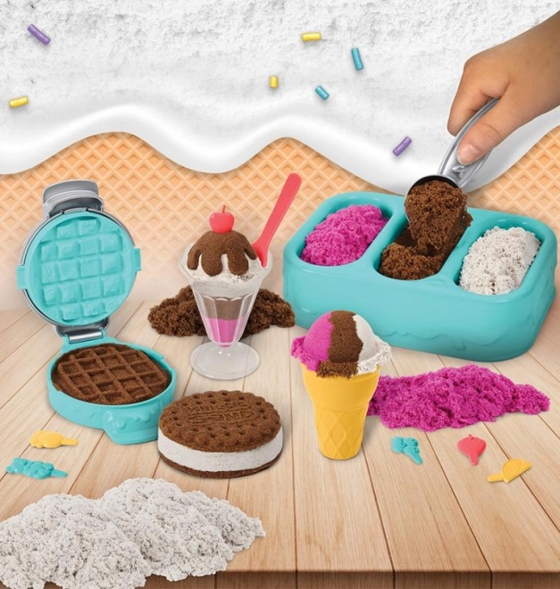 Illatos Kinetic Sand Fagylalt Készlet