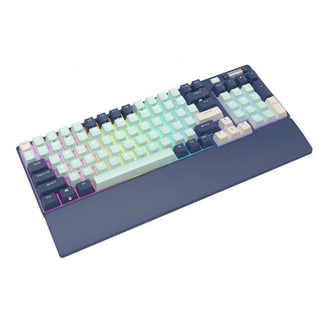 Mechanikus billentyűzet royal kludge rk96 rgb barna kapcsoló
