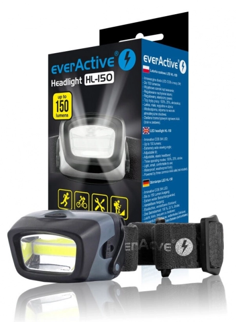 Led fejlámpa 150 lumen HL150