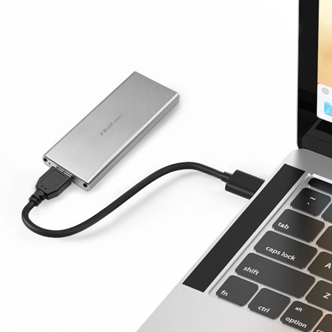 Alumínium M.2 SSD ház