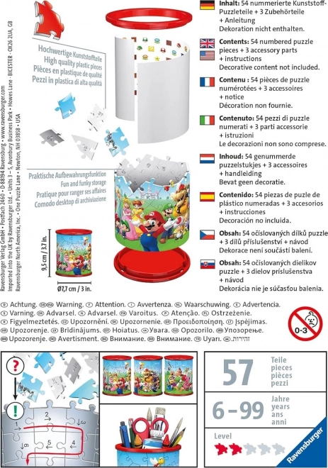 Super Mario 3D Puzzle írószertartó