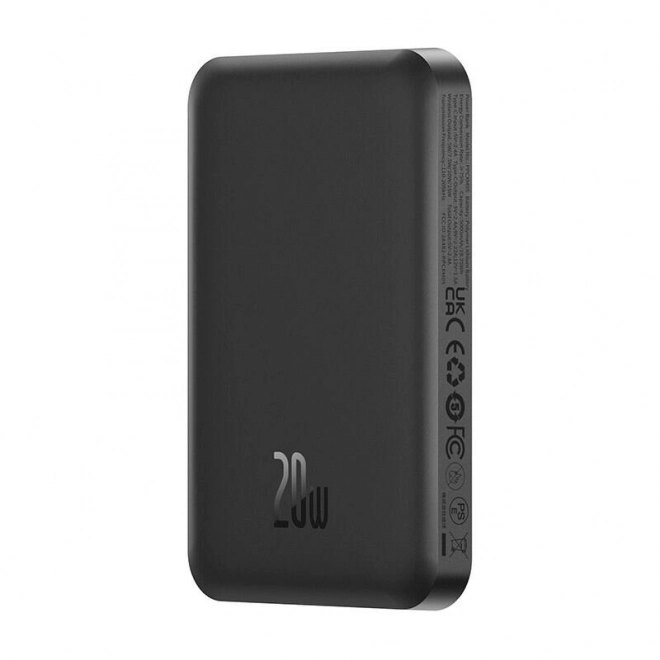 Baseus mágneses mini powerbank 5000mAh fekete