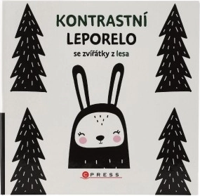 Kontrasztos leporelló erdei állatokkal