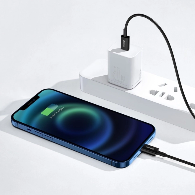 Baseus Superior usb-C kábel iPhone-hoz 20W PD 1m fekete