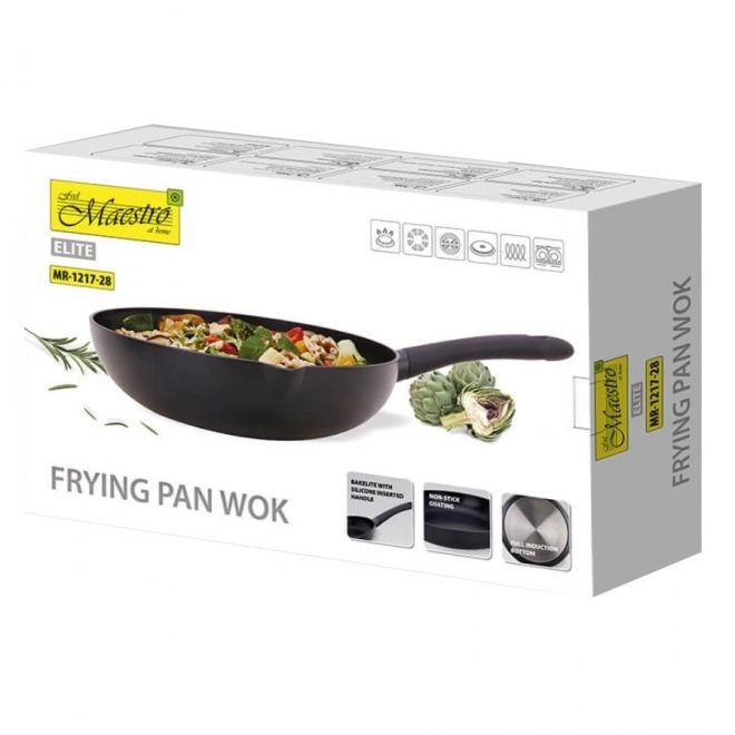 Marble wok 28 cm