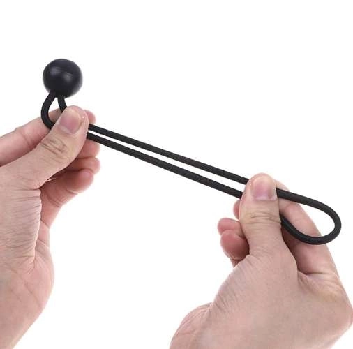 Készlet rugalmas szíjakból golyóval menedékhelyekhez - 10 db