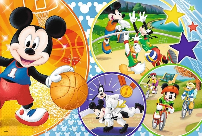 Mickey Egér sportol maxi 24 darabos puzzle