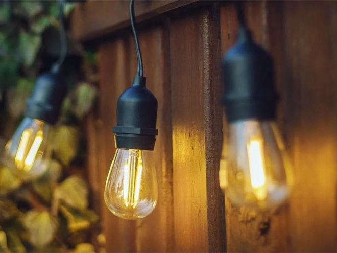 Kerti fényfüzér 15 LED 15m