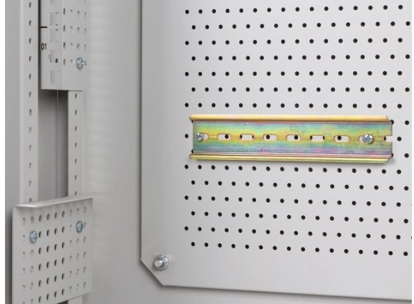 Lanberg alacsony profilú fali rack szekrény 19 hüvelykes 6U+3U szürke