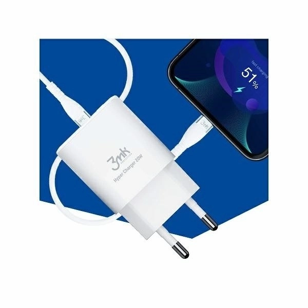 Hyper gyorstöltő 20W 1xUSB-C és USB-A csatlakozóval