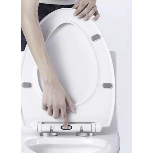 Lassan lecsukódó WC ülőke Ruhhy