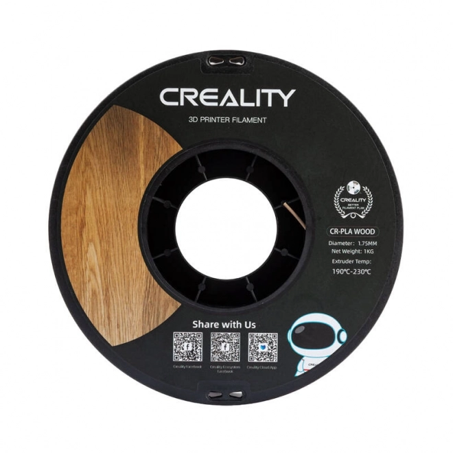 Creality CR-PLA fa filament fehér fenyő