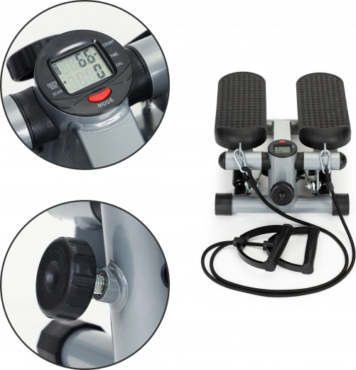 5 funkciós LCD kijelző a teljesítmény követéséhez