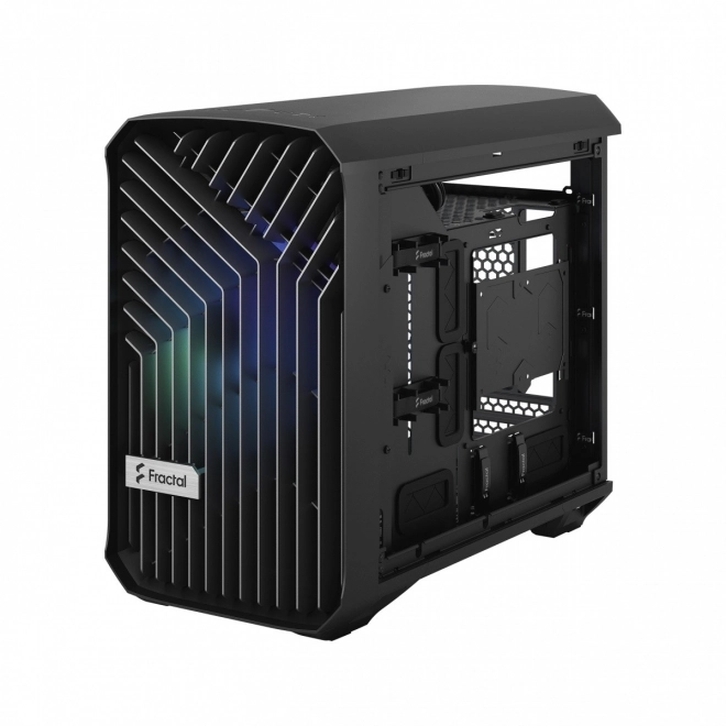 Torrent Nano RGB számítógépház fekete TG Light tintával