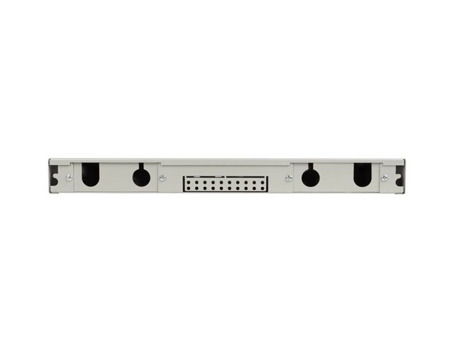 Szürke kihúzható rack száloptikai patchpanel 12 portos