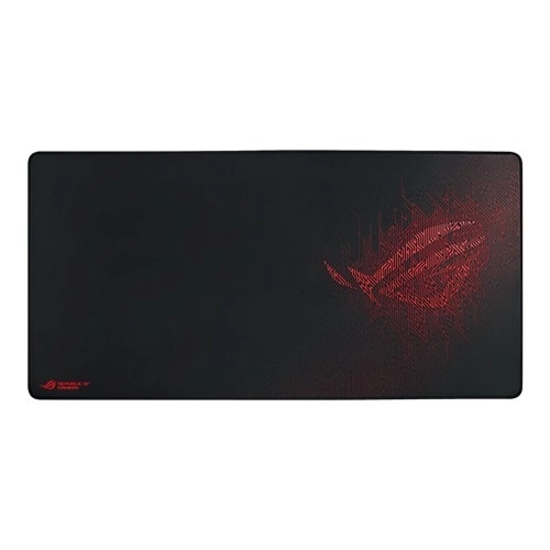 Rog sheath extra nagy szövet gamer egérpad fekete/piros