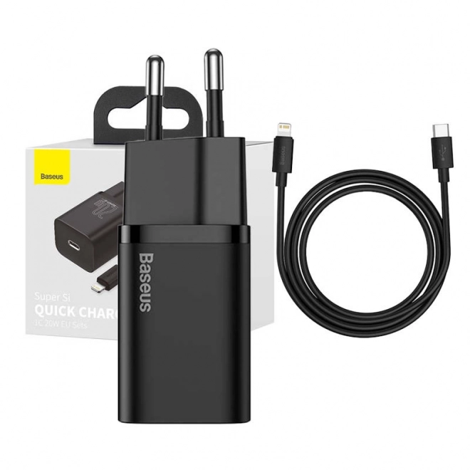 Baseus gyors töltő Super Si 20W USB-C to Lightning kábellel