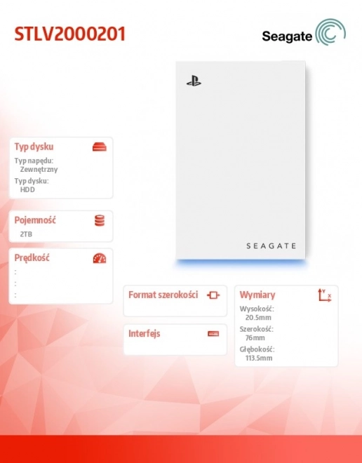 Játékmeghajtó PS5-höz 2TB