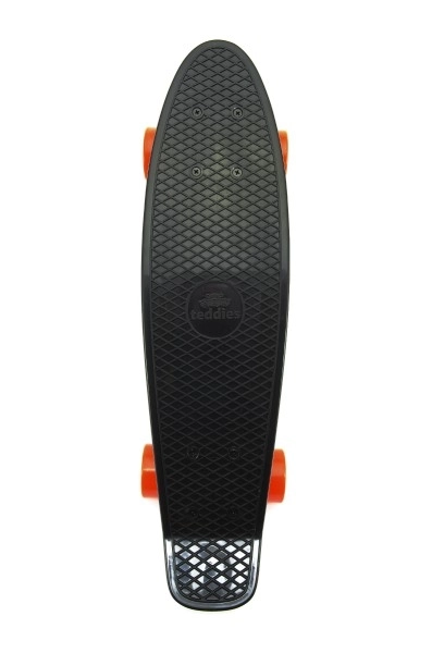 Gyerek Pennyboard Gördeszka – Fekete, narancssárga kerekek