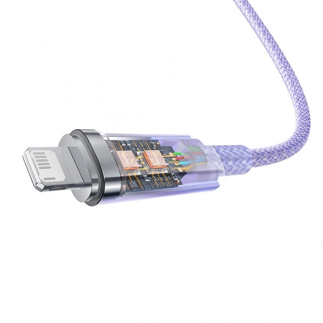 Gyors töltő USB-A-ról Lightning-re kábel Baseus Explorer Series 1m