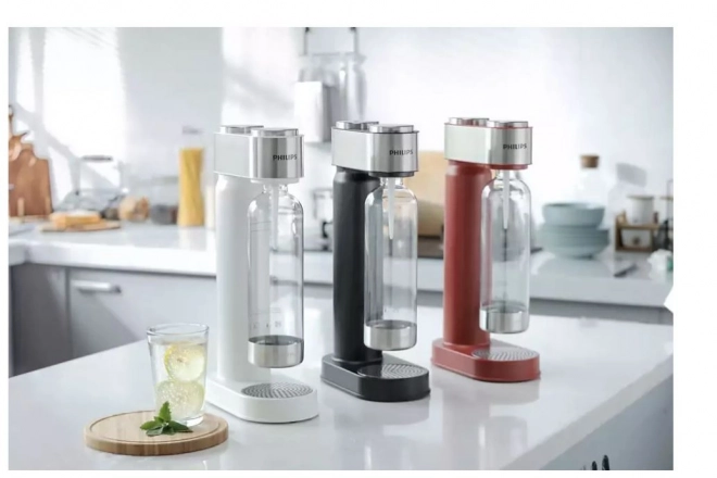 Philips GoZero szódagép - inox fekete