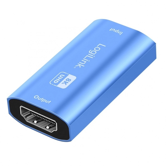 HDMI 8K/60HZ HDCP2.3, kék alumínium jelerősítő