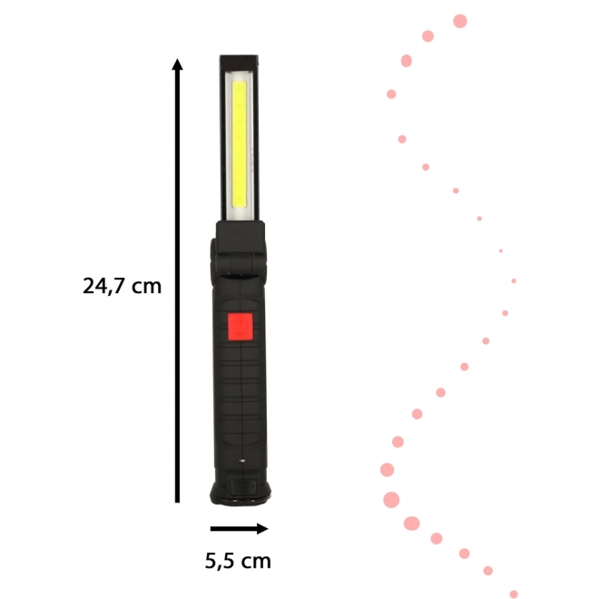 USB munkalámpa LED-del, mágneses és akkumulátoros