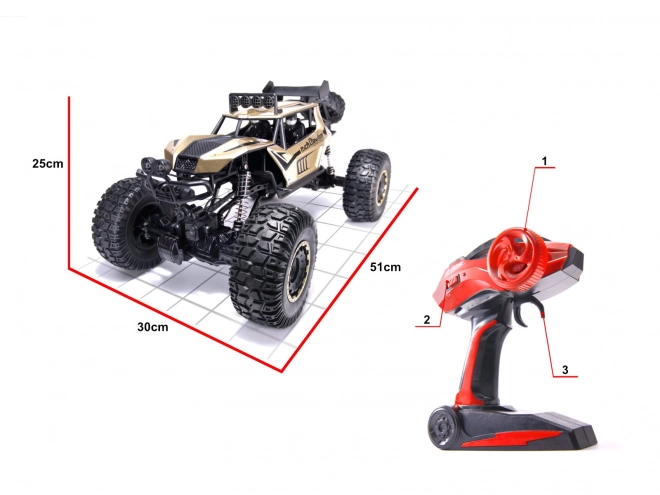 Zlató rc off-road autó 1:8 méretarány – Arany
