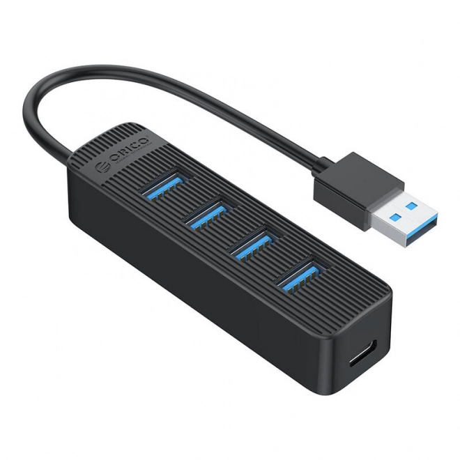 Orico USB 3.0-s 4 portos hub adapter fekete