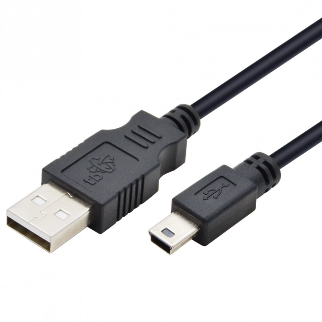 Fekete mini USB kábel 1,8 m