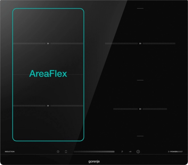 Indukciós főzőlap AreaFlex rendszerrel