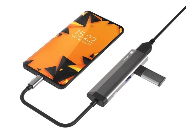 Natec fowler slim többportos dokkoló USB-C PD, 2x USB 3.0, HDMI 4K