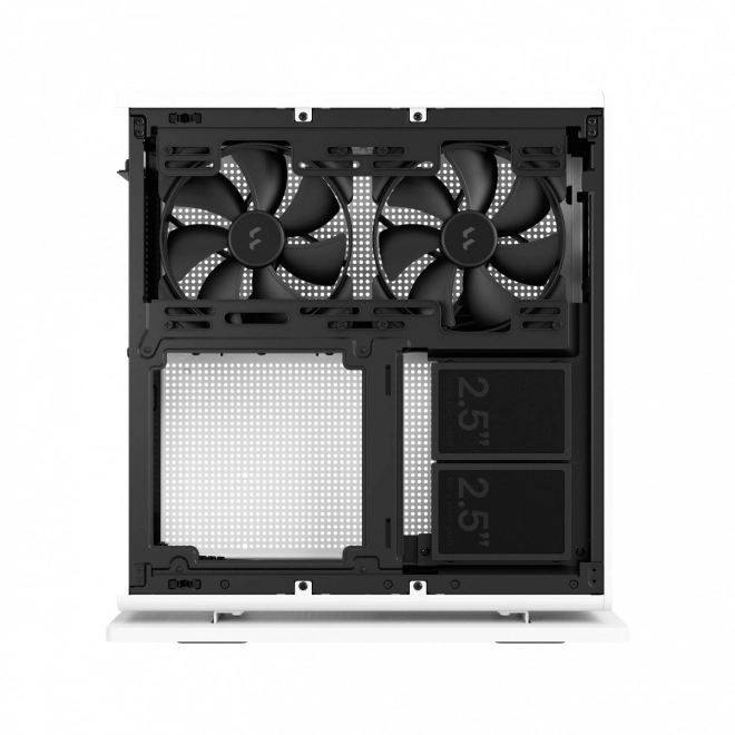 Fehér Ridge mITX PCIE 4.0 PC ház