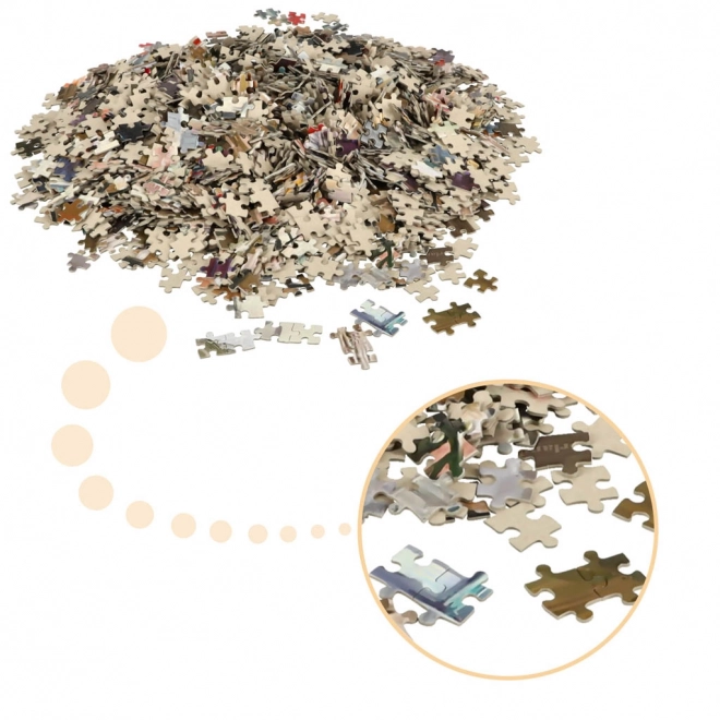 CASTORLAND Puzzle 2000 darabos Velencei híd - Velencei híd 92x68cm