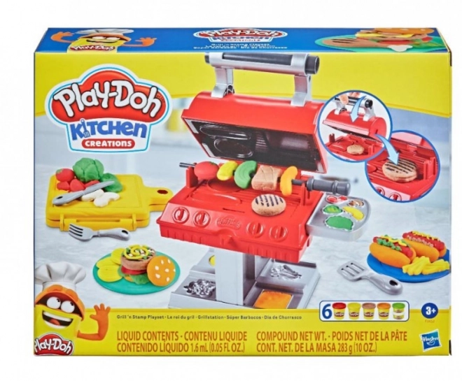 Play-Doh barbecue grill