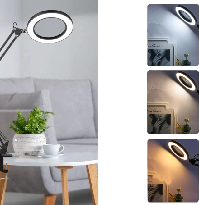 Erős LED megvilágítás és 3 színhőmérséklet