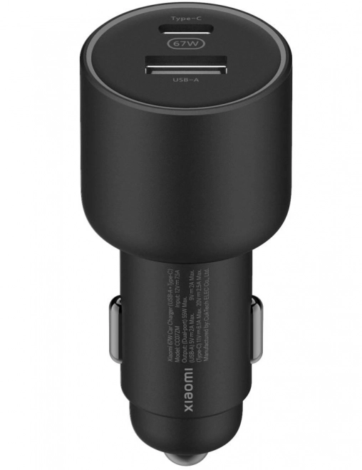 Autótöltő Mi 67W vezeték nélküli USB-C USB-A