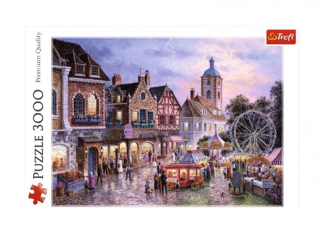 Régi Vidámpark 3000 Darabos Puzzle