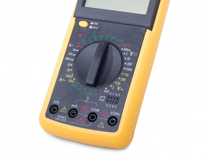 Digitális LCD Multiméter Hőmérsékletméréssel