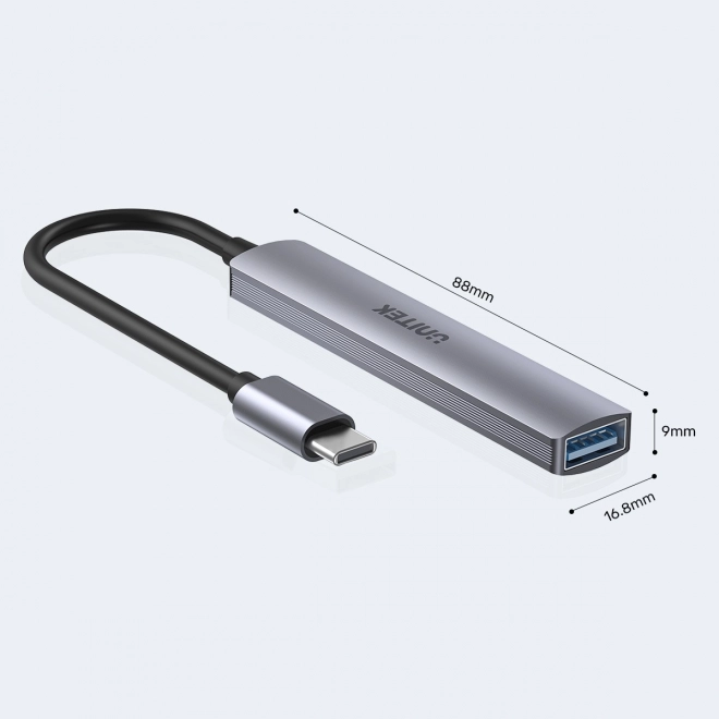 Unitek USB-C hub 4 portos