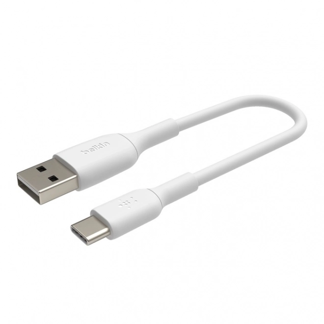 Pvc usb-c kábel usb-a 15 cm fehér