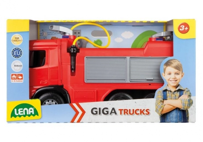 Tűzoltóautó LENA GIGA TRUCKS 65 cm