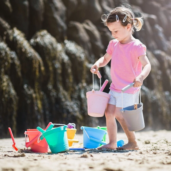 Bigjigs Toys türkiz színű strand vödör