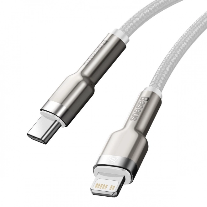 Baseus Cafule USB-C Lightning kábel, PD 20W, 1m, fehér