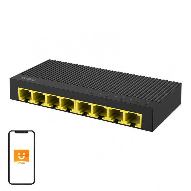 8 portos LAN switch