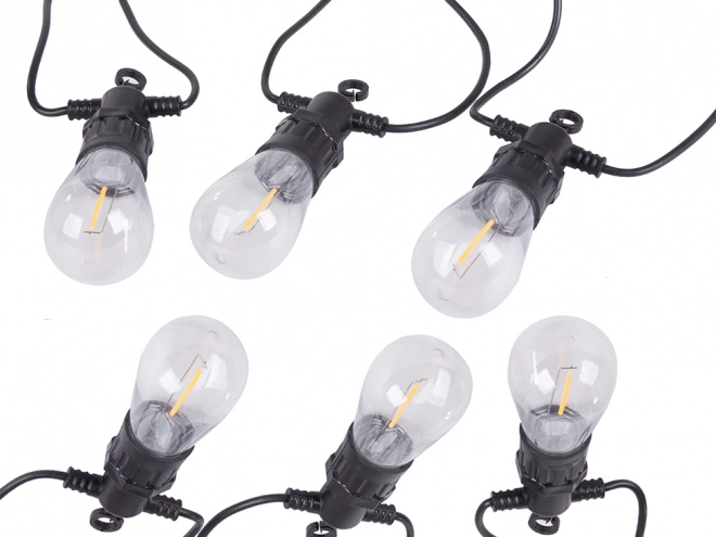 Kerti fényfüzér 20 LED izzóval