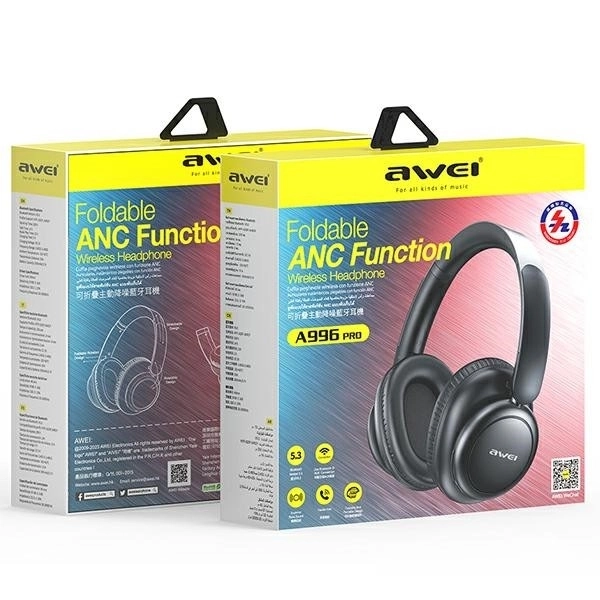 Bluetooth fejhallgató aktív zajszűrős ANC