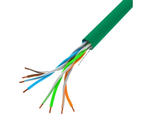 Lan vezeték UTP 100Mb/s zöld 305m