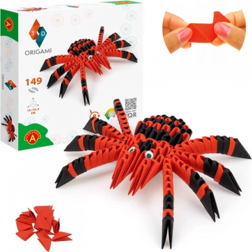 Alexander kreatív készlet 3D origami pók